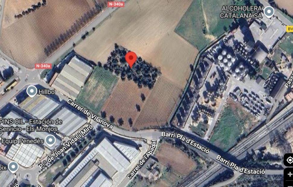 Terreno industrial de 459 m² en Santa Margarida i els Monjos
